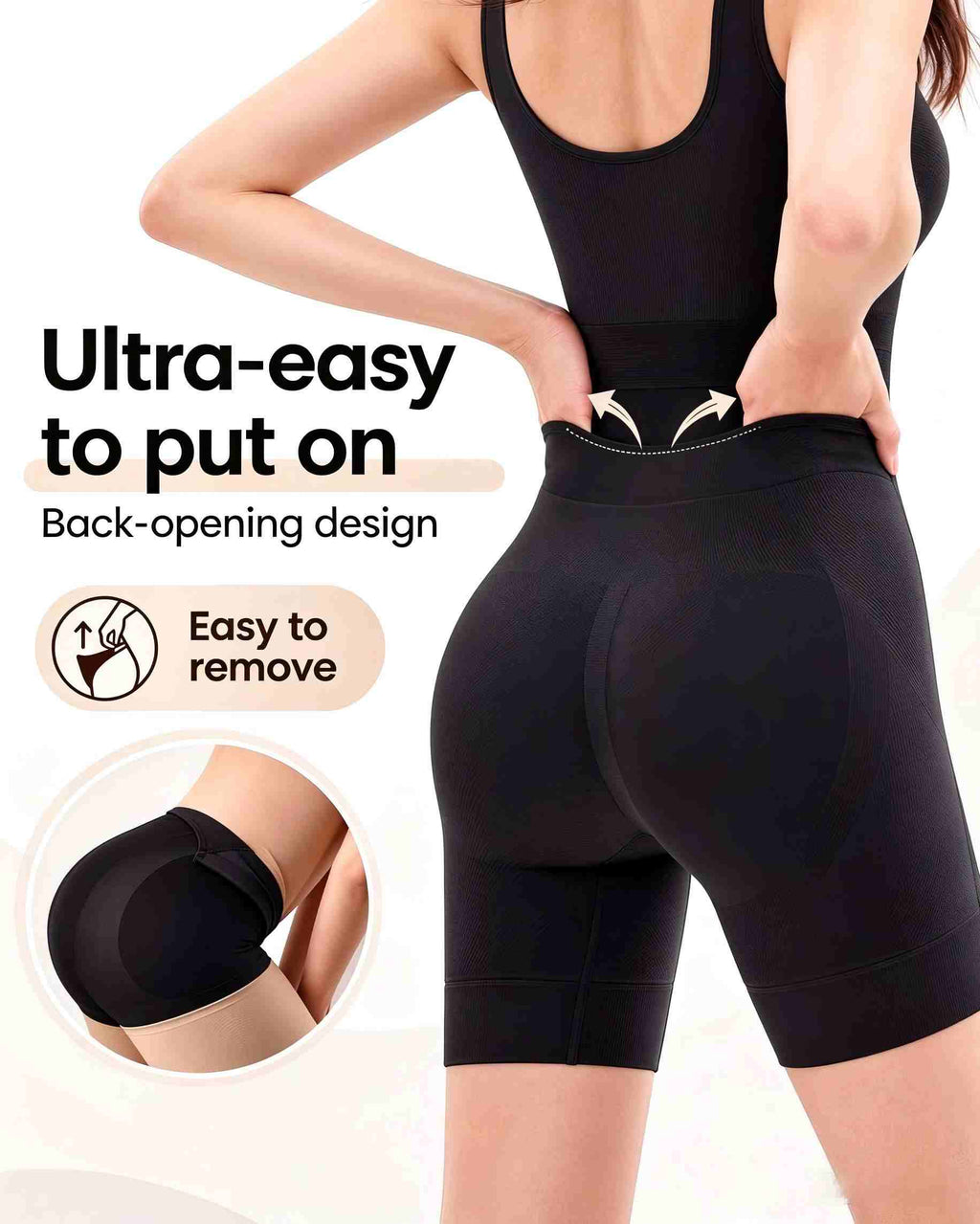 Women's Sculpting Bodysuit – Tummy Control, Butt Lift & Easy Rear Opening