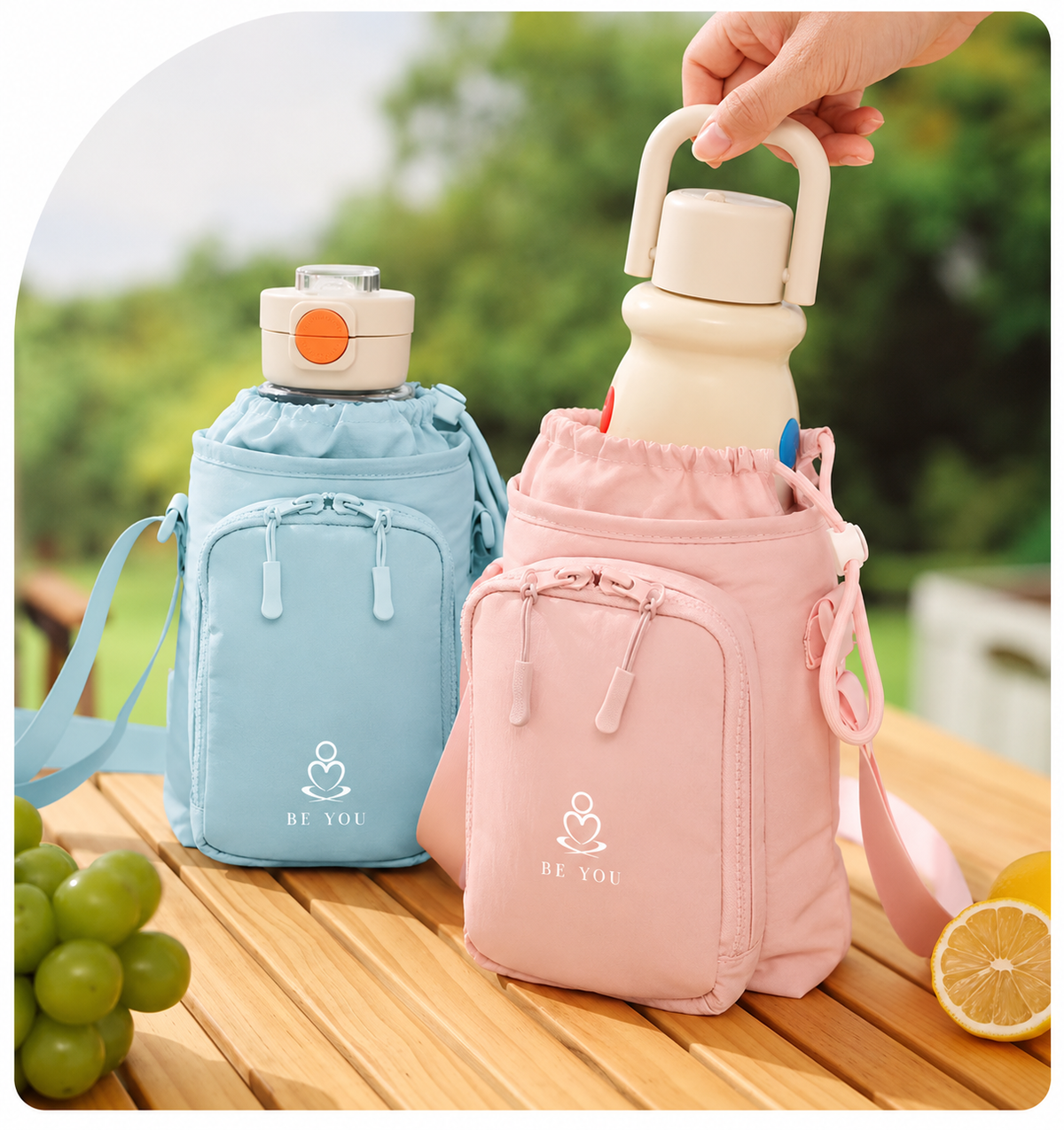 HydraGo Crossbody Water Bottle & Phone Bag