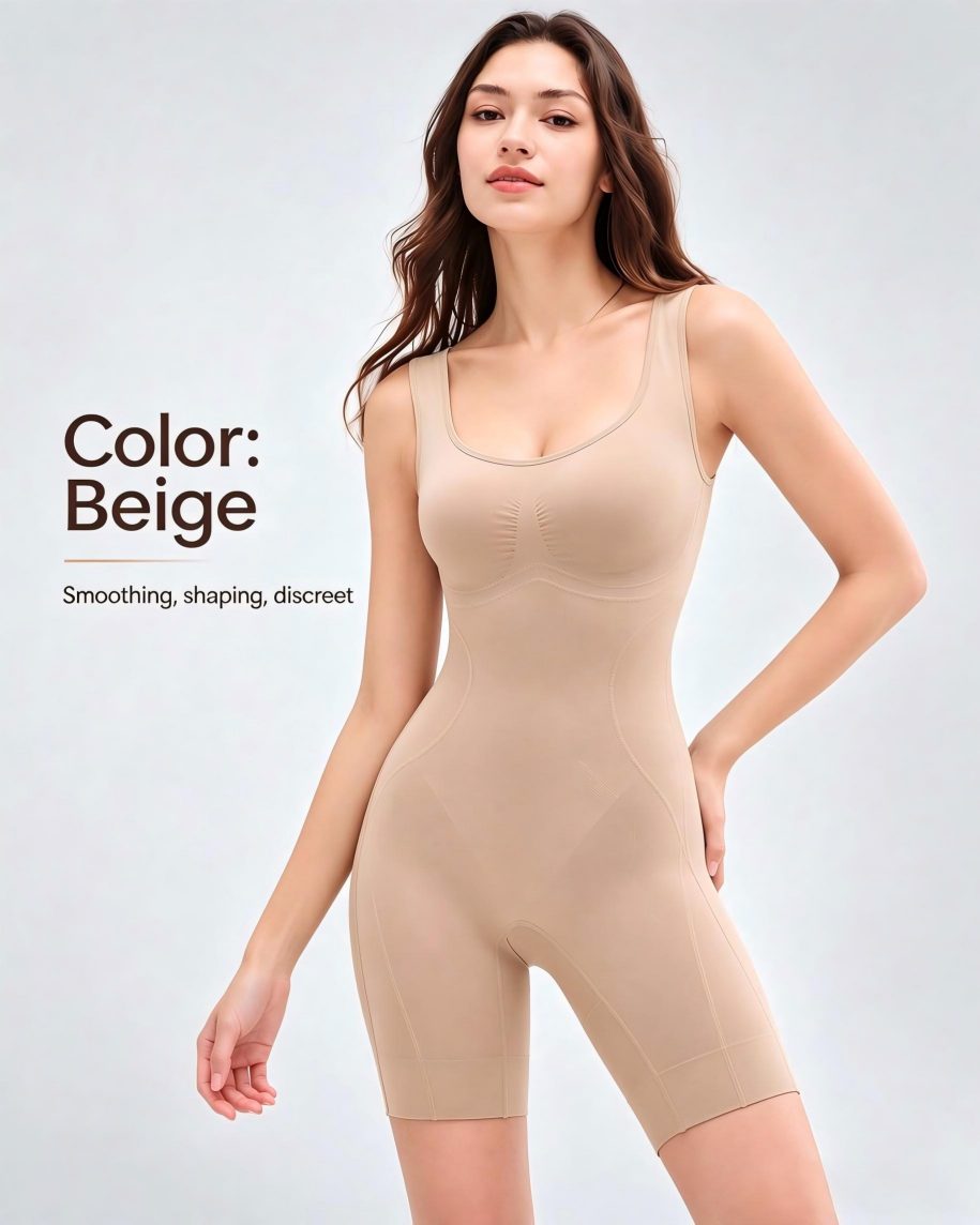 Women's Sculpting Bodysuit – Tummy Control, Butt Lift & Easy Rear Opening