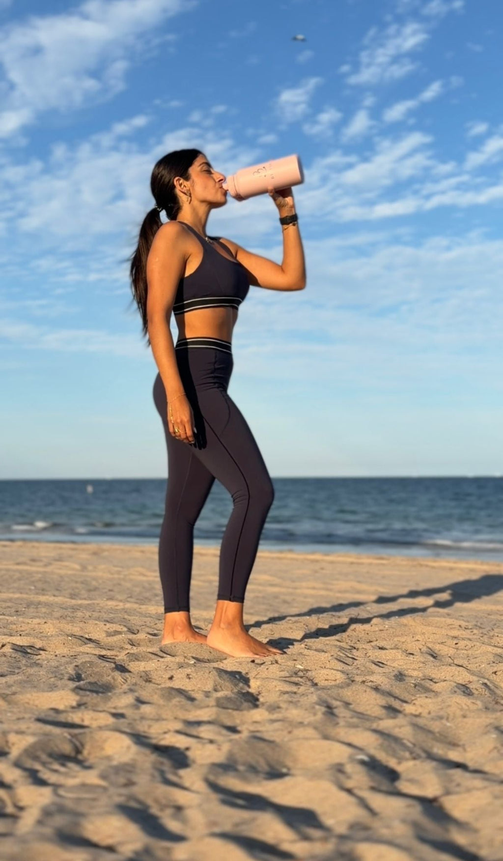 Contrast High Waist Performance Leggings