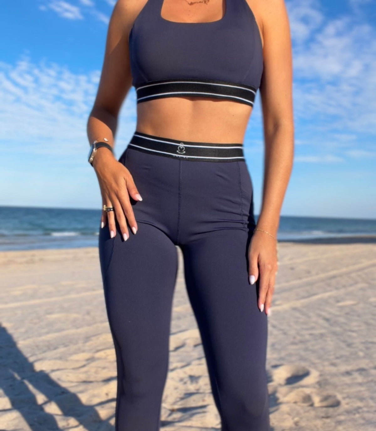 Contrast High Waist Performance Leggings