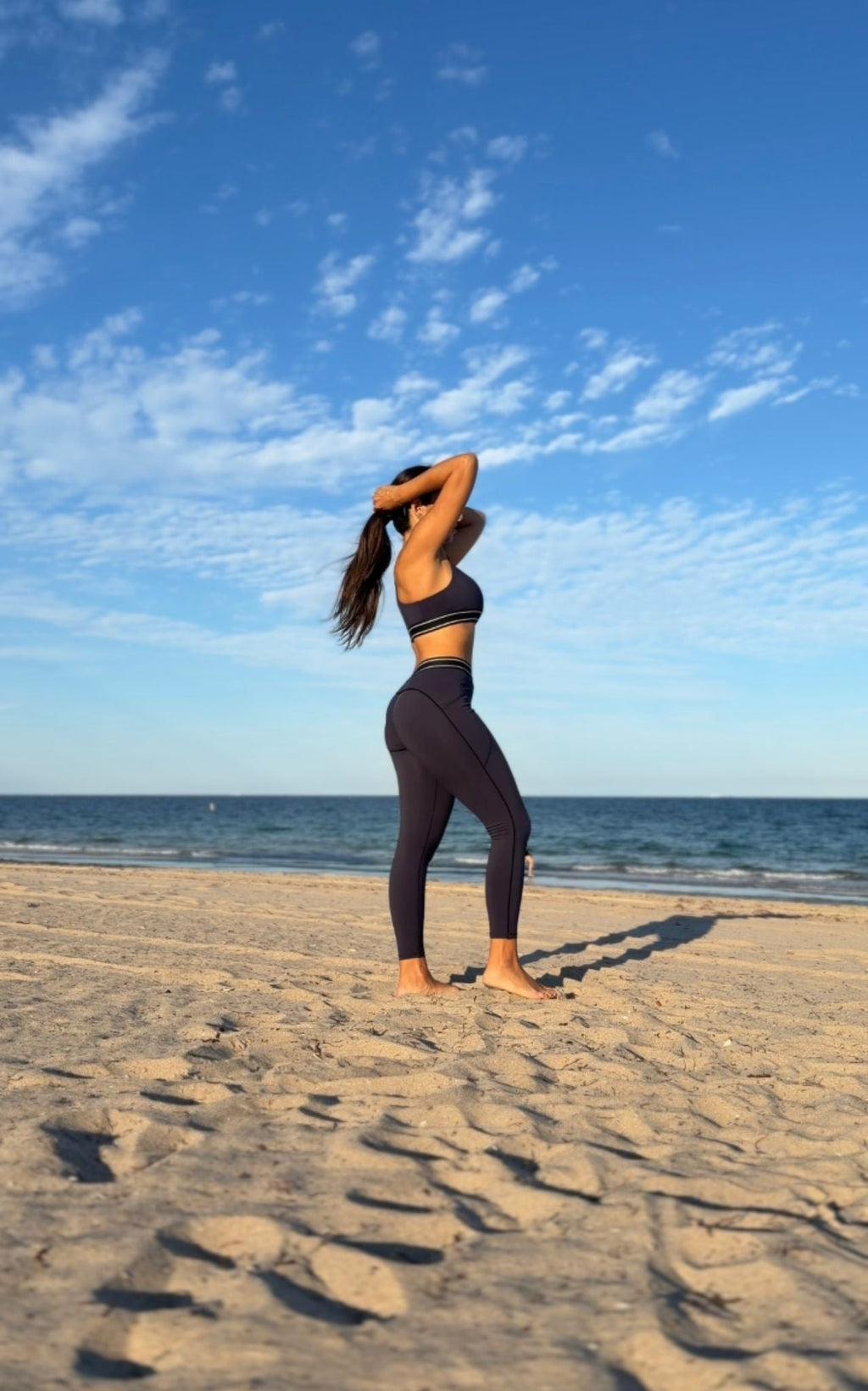 Contrast High Waist Performance Leggings