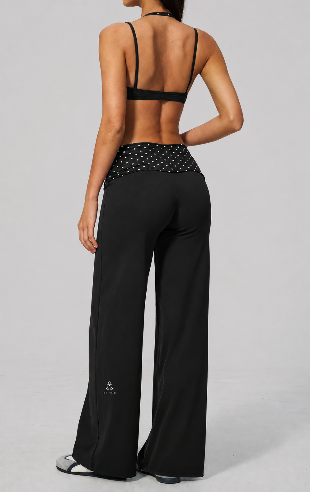 Polka Flow Wide -Leg Pants