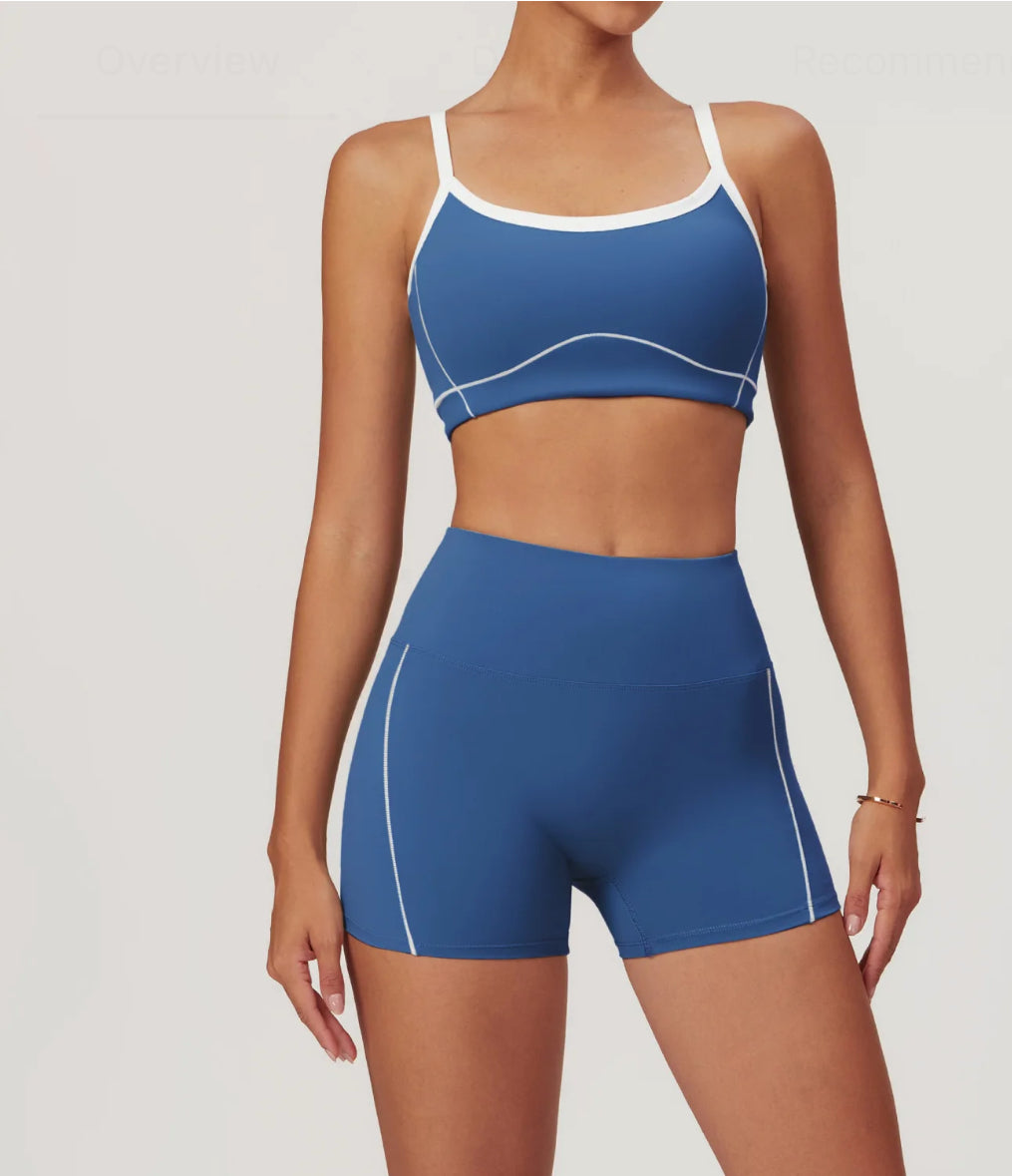High Impact Sports Bra Color Contrast
