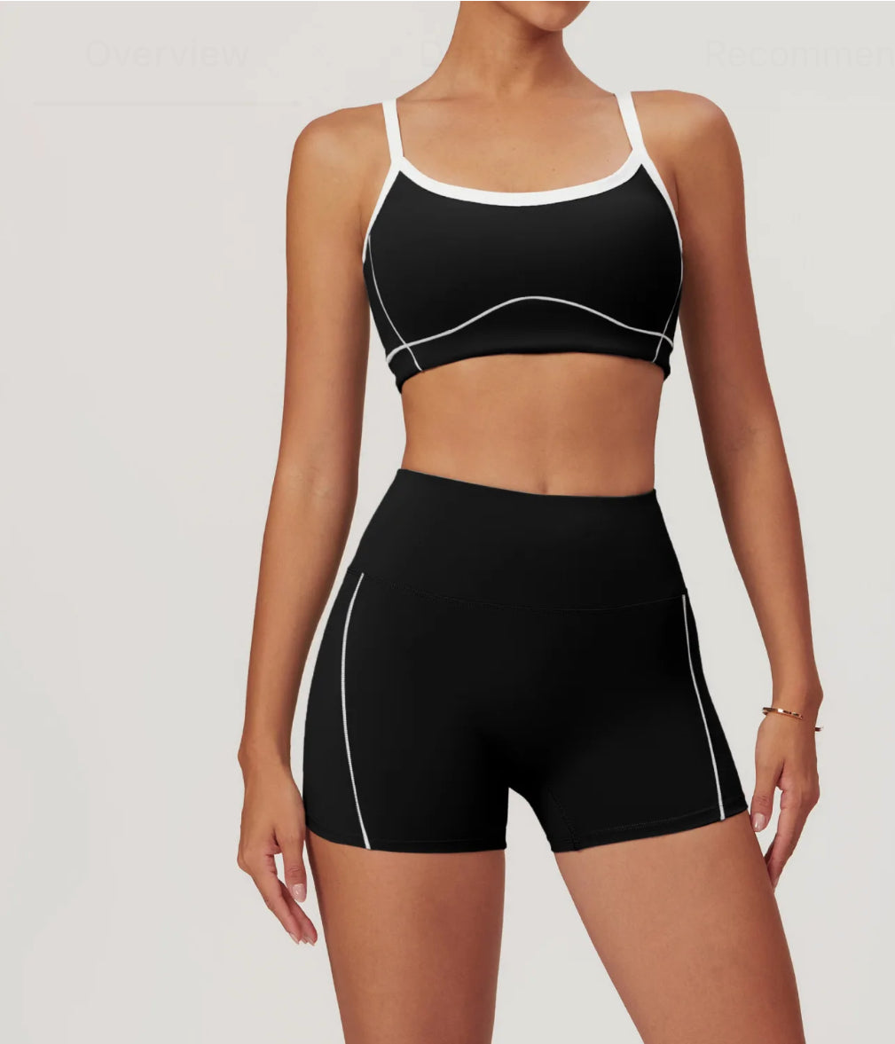 High Impact Sports Bra Color Contrast