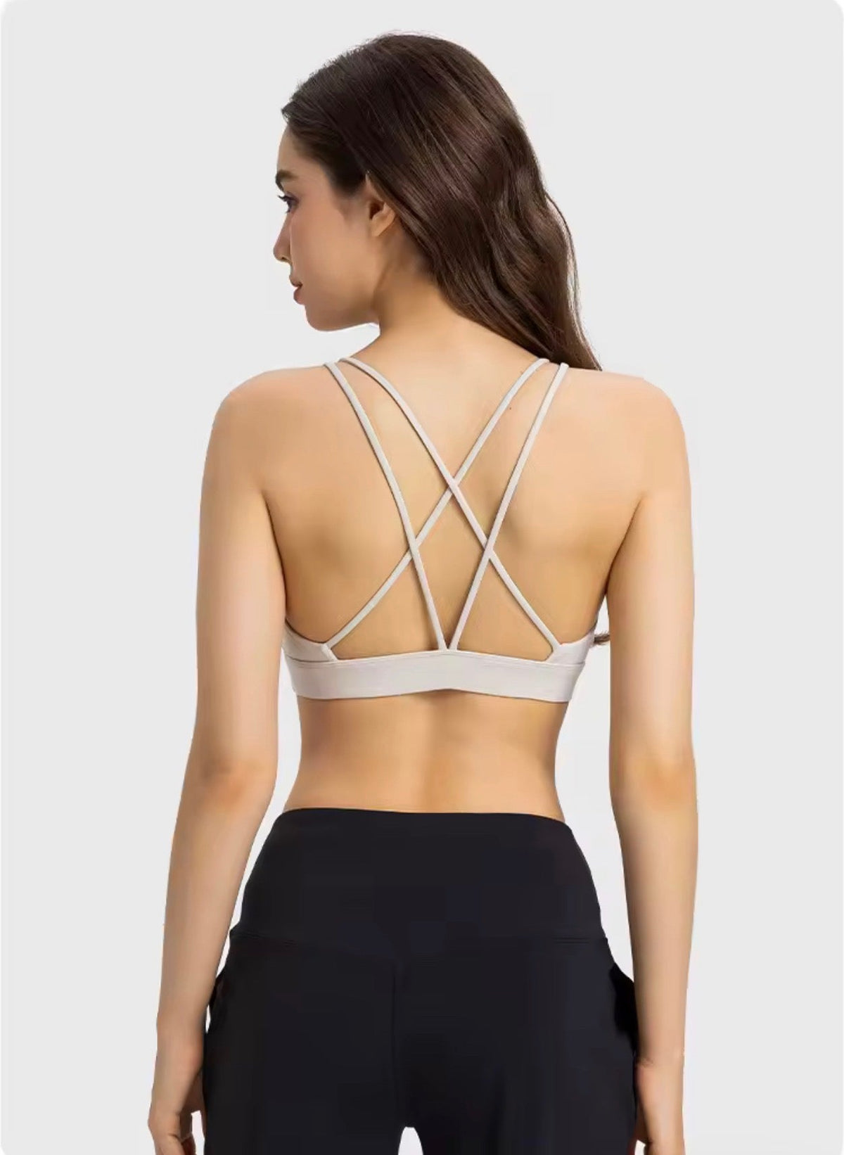 Slim Strap Push Up  Bra
