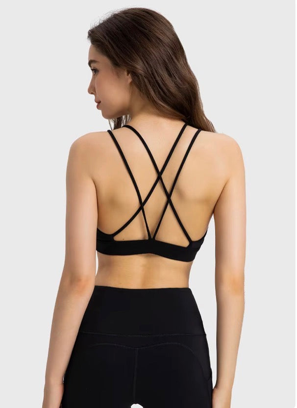 Slim Strap Push Up  Bra