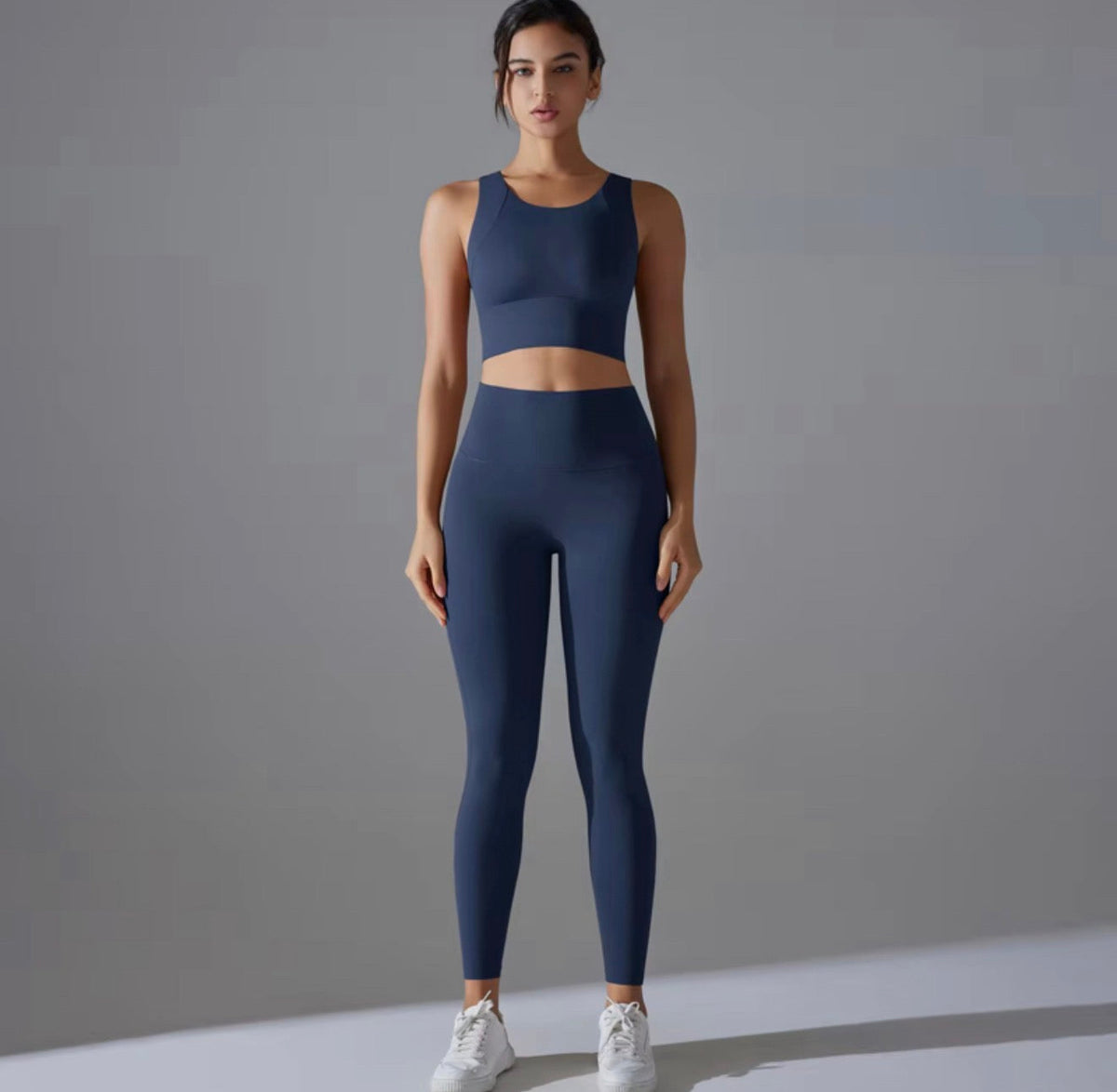 Peach Contour Crop Leggings