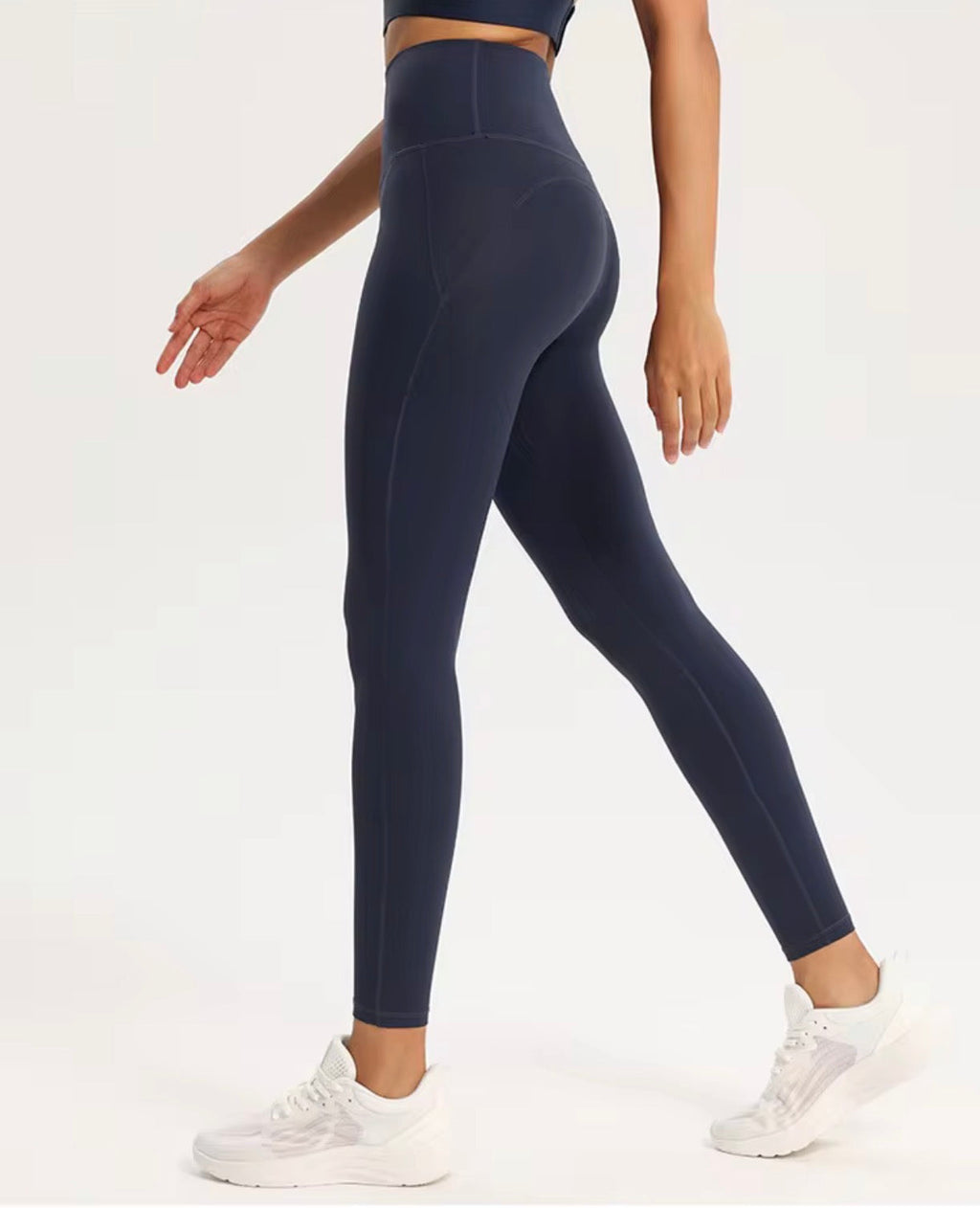 Peach Contour Crop Leggings