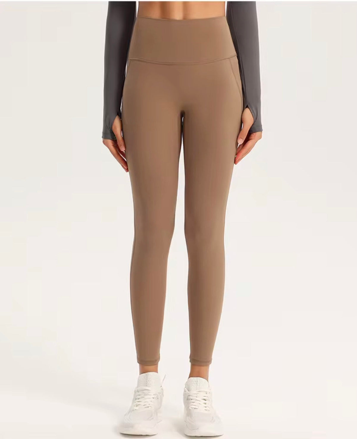 Peach Contour Crop Leggings
