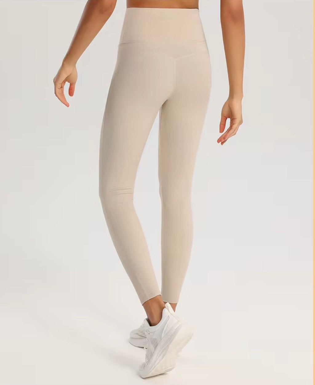 Peach Contour Crop Leggings