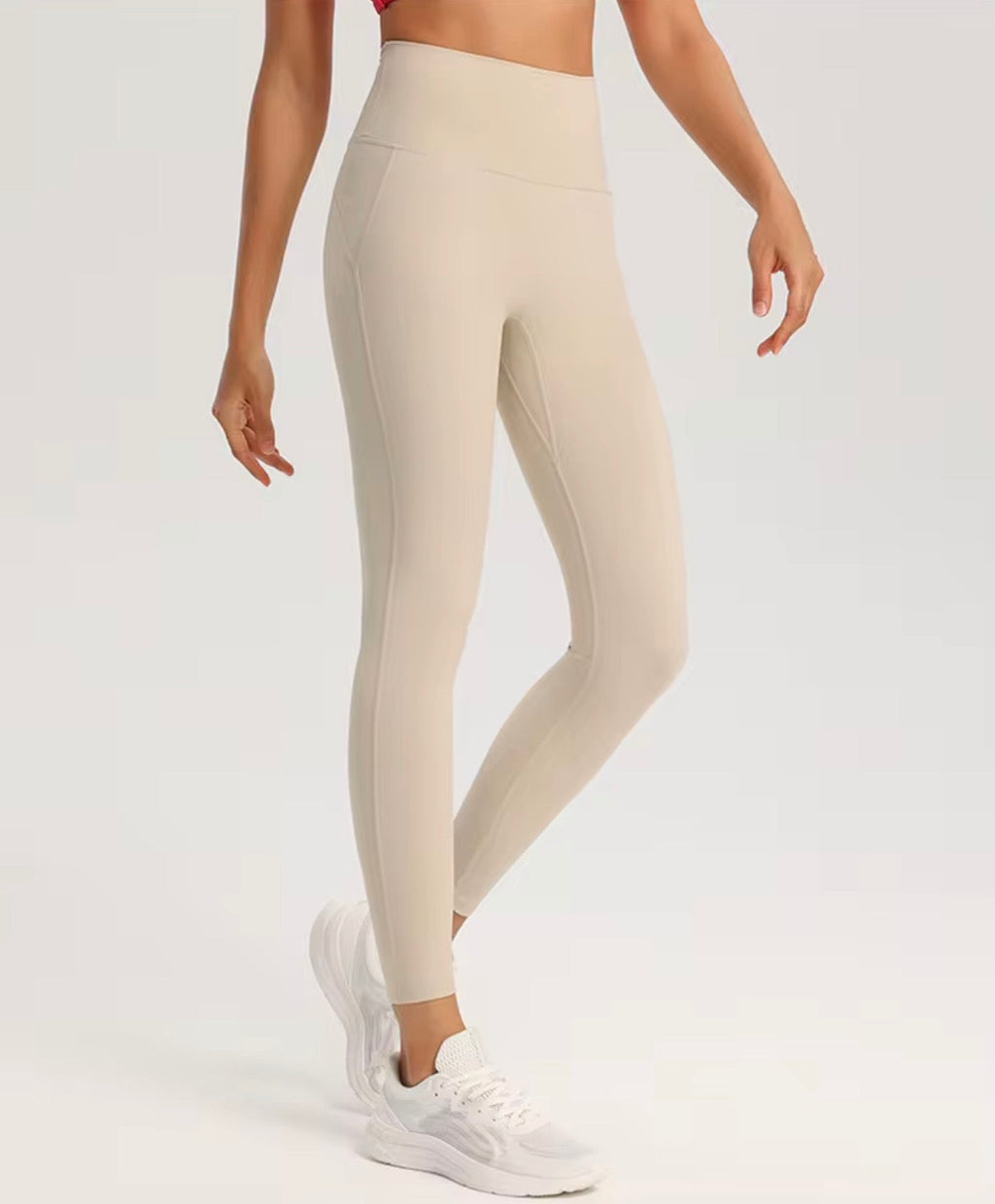 Peach Contour Crop Leggings