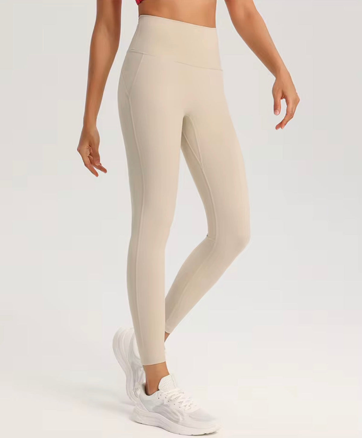 Peach Contour Crop Leggings