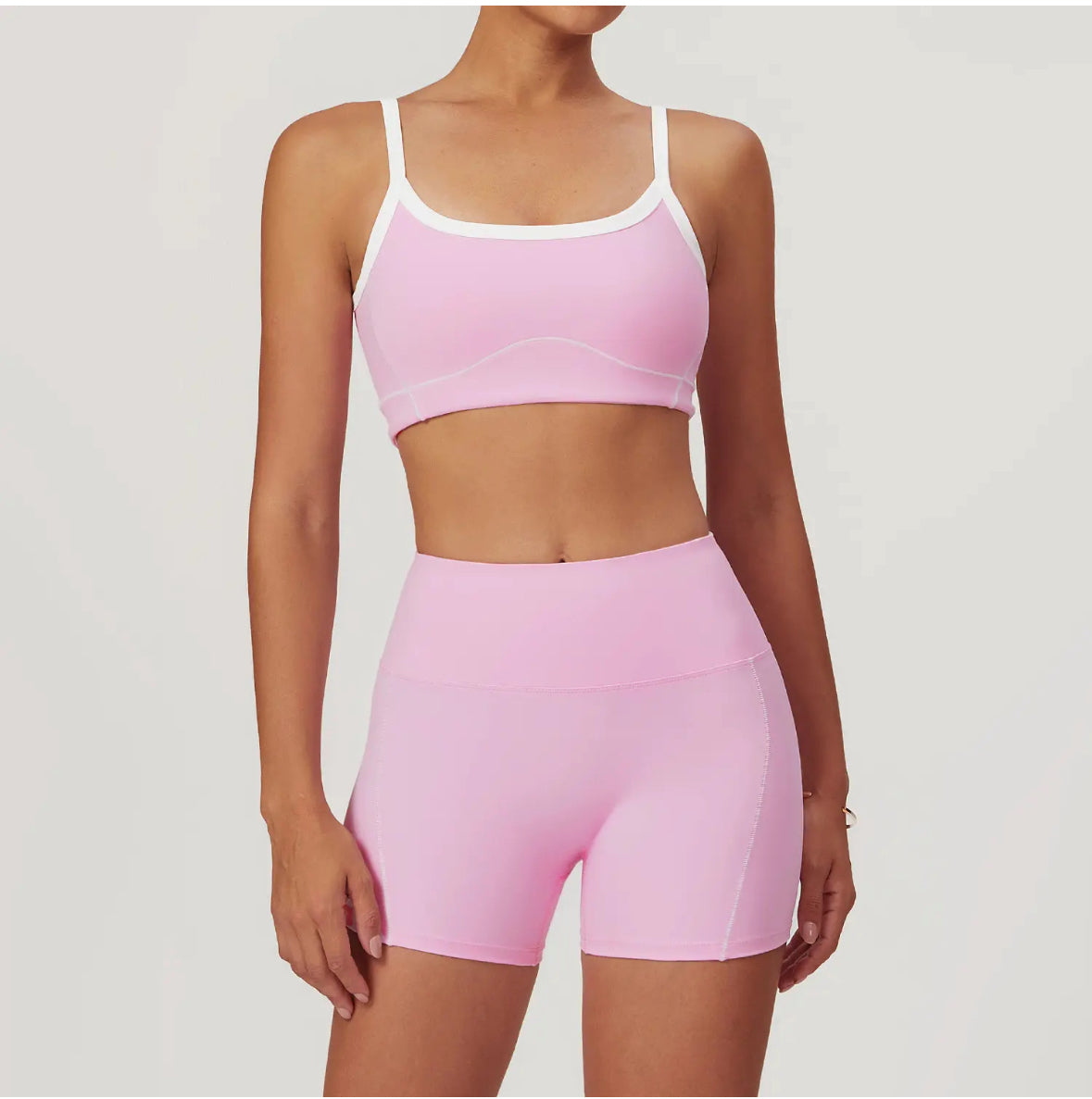 High Impact Sports Bra Color Contrast