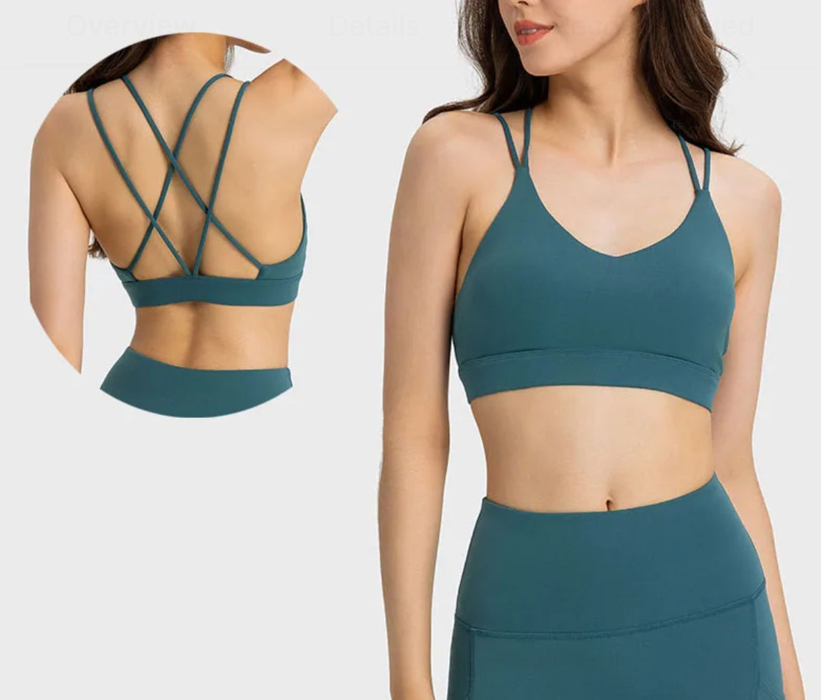 Slim Strap Push Up  Bra