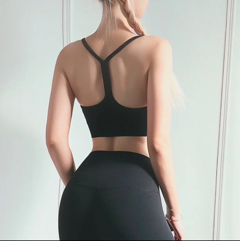 Y CrossBack Compression Sports Bra
