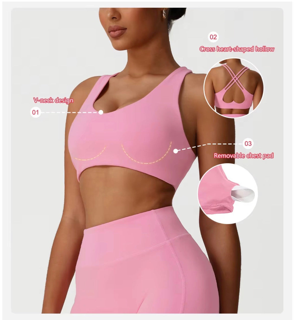 HeartBeat  Performance Bra