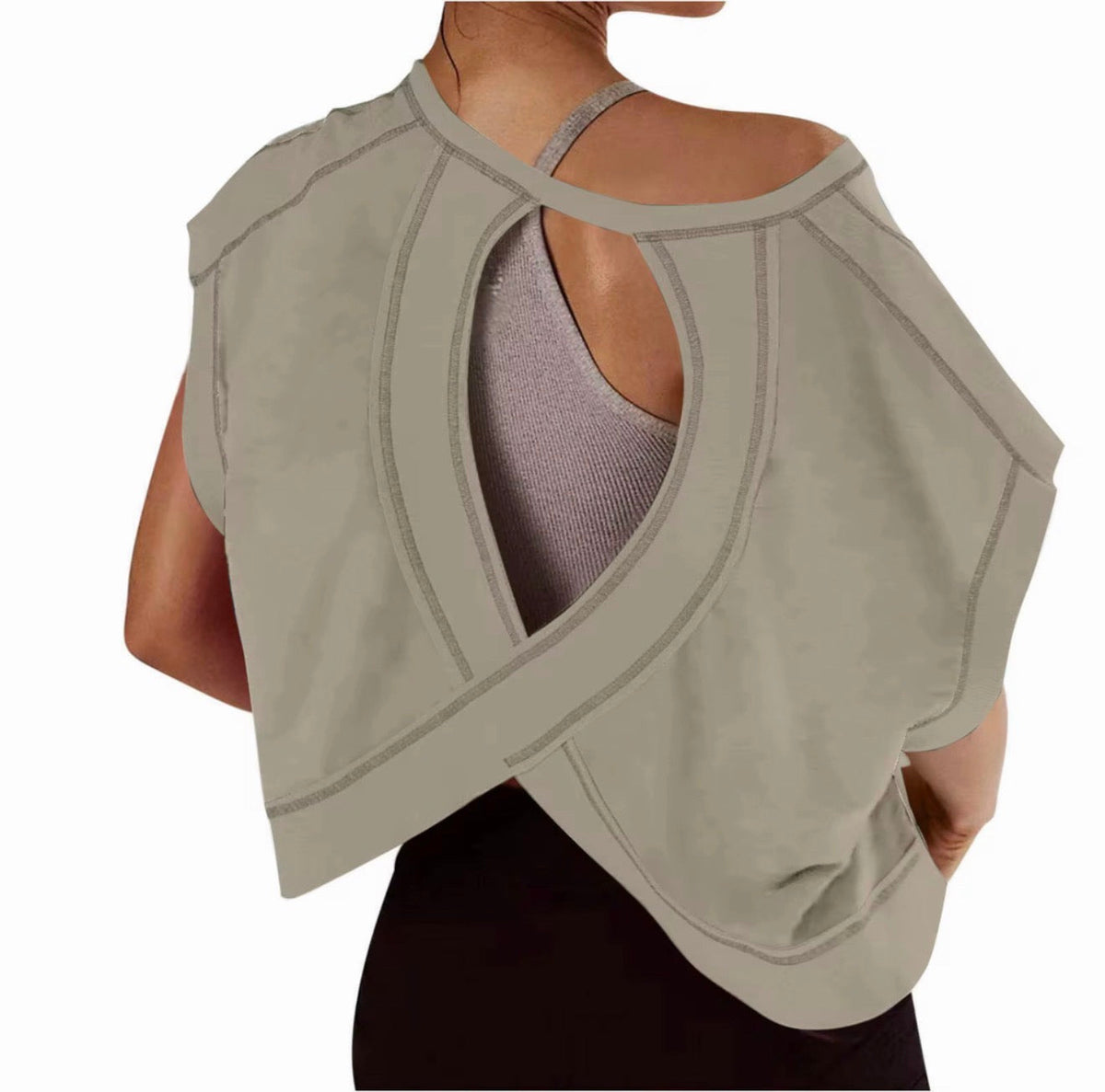 Be You Open-Back Flow Top