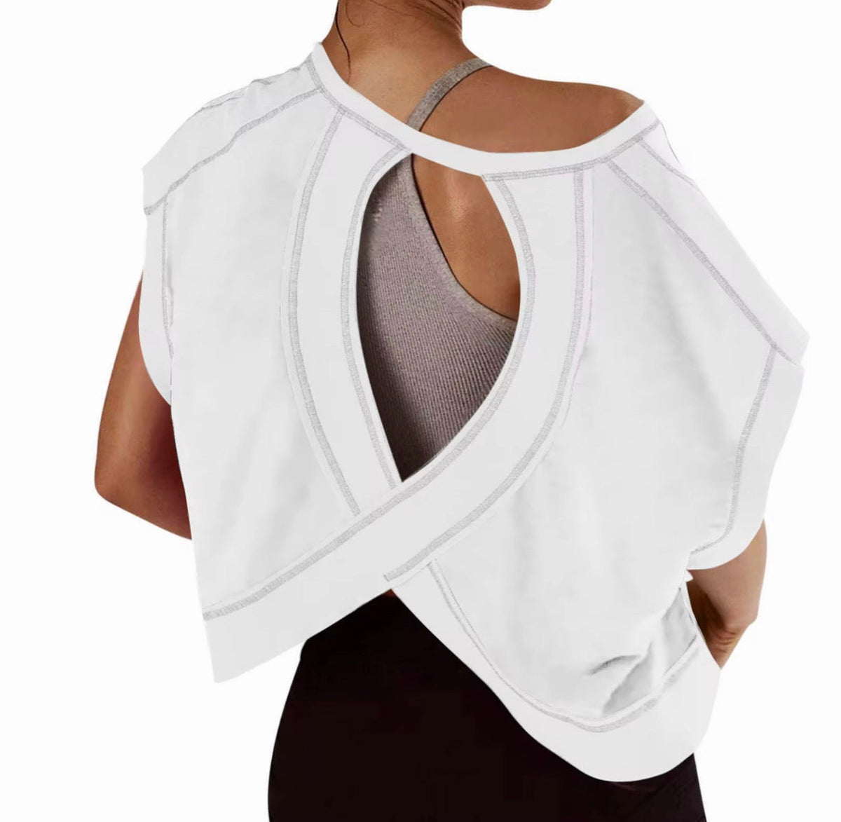Be You Open-Back Flow Top