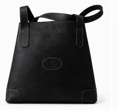 Classic Luxe Leather Tote Bag