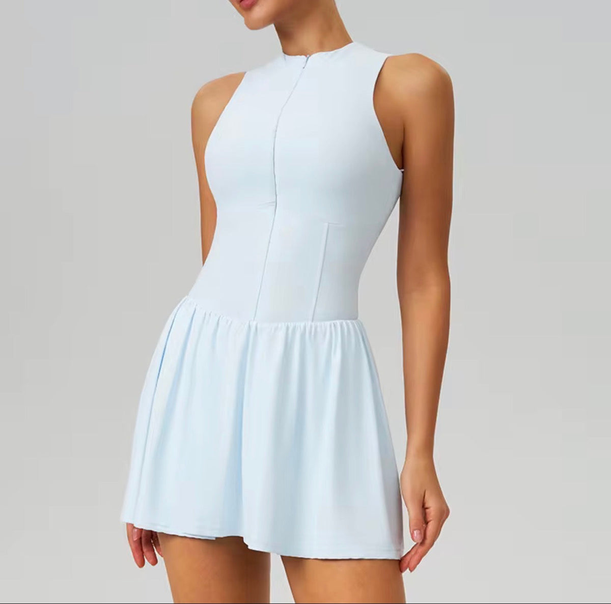 Court Flow Half-Zip Tennis Dress