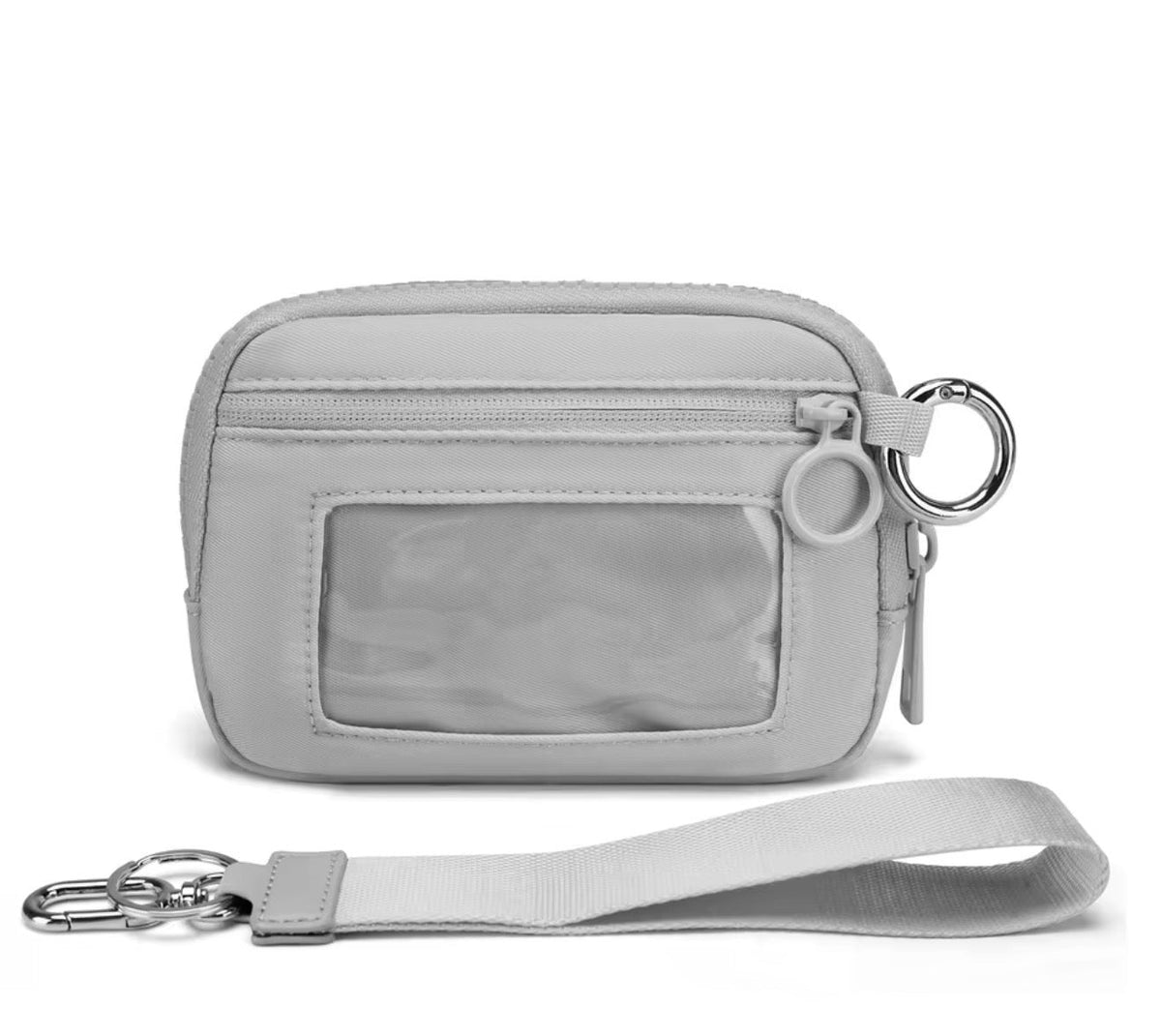 Mini Card Holder Wristlet Keychain Pouch