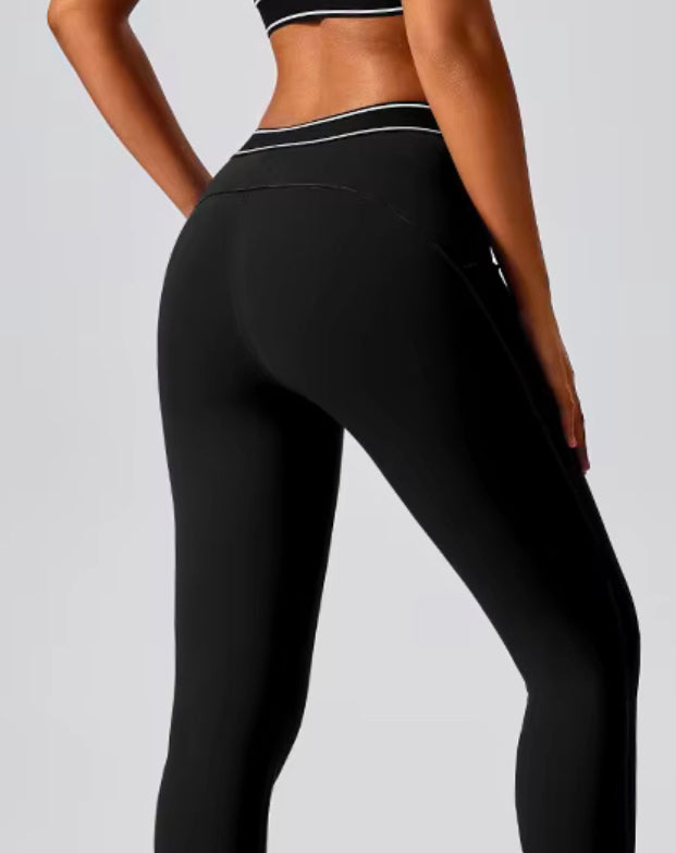 Contrast High Waist Performance Leggings