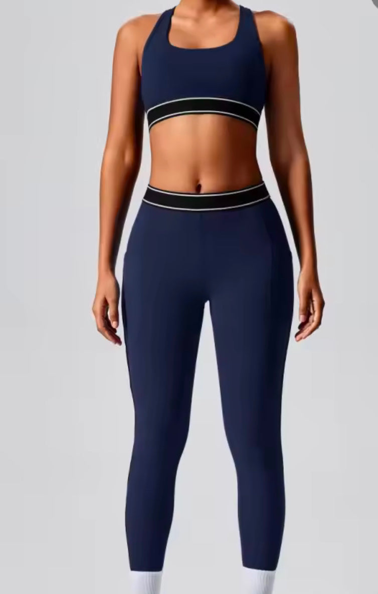 Contrast High Waist Performance Leggings
