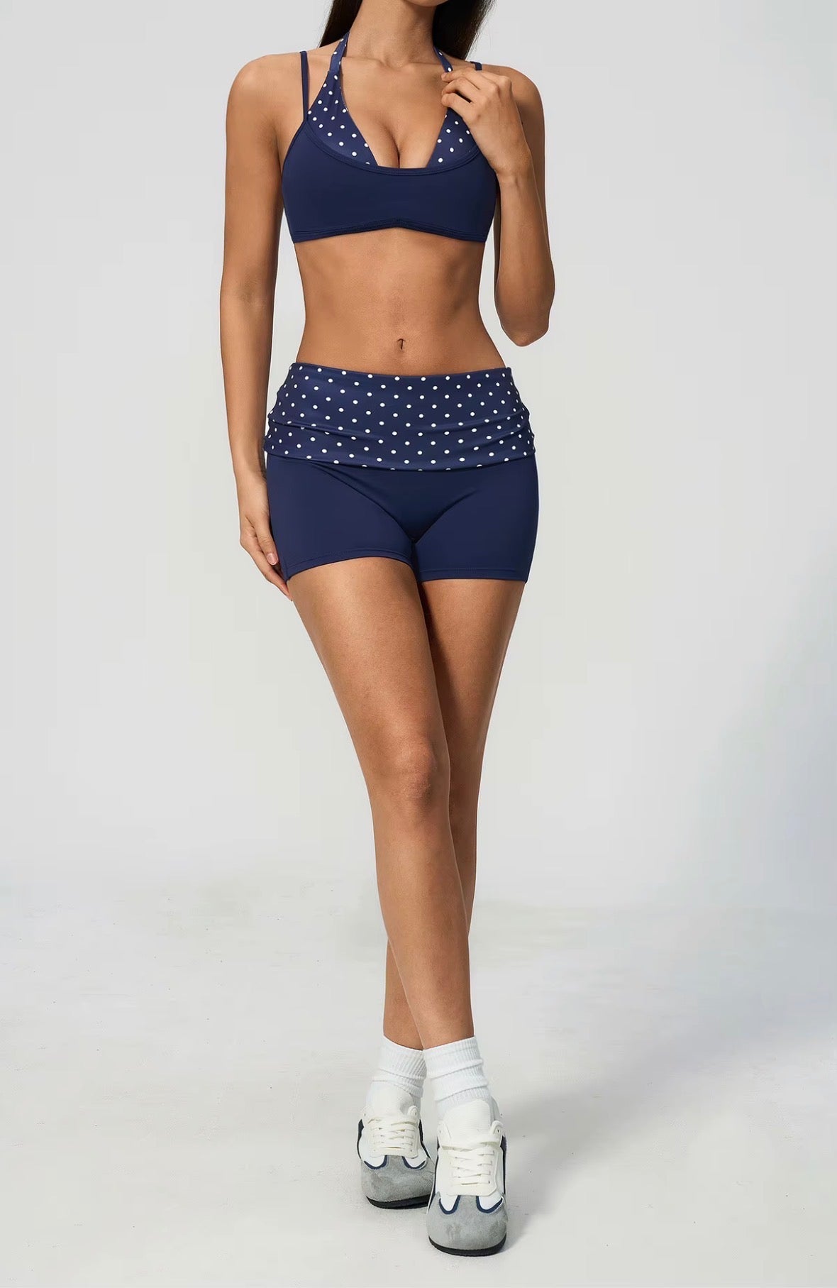 Polka Dot Performance Shorts