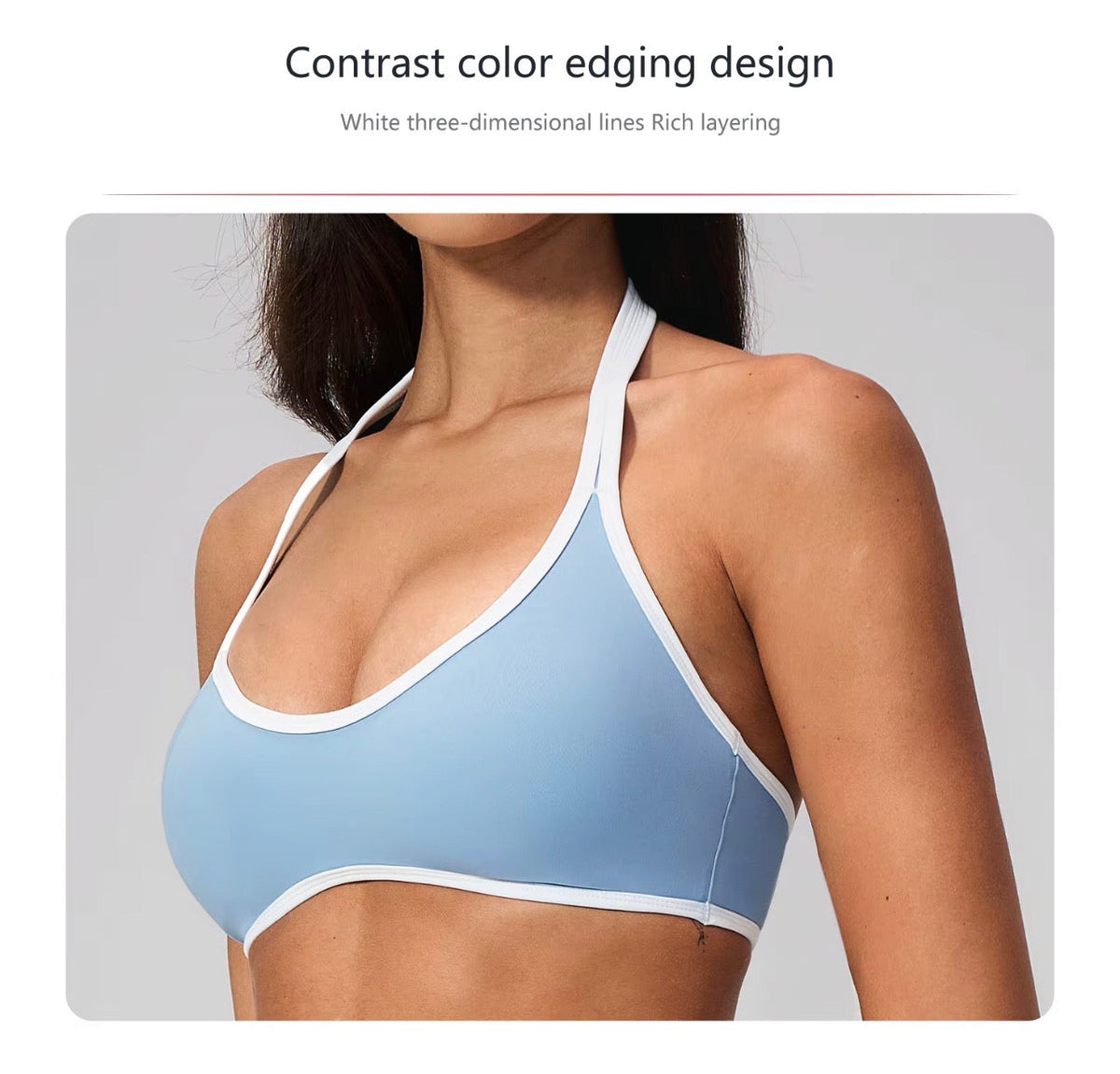 Halter Neck Padded Sports Bra