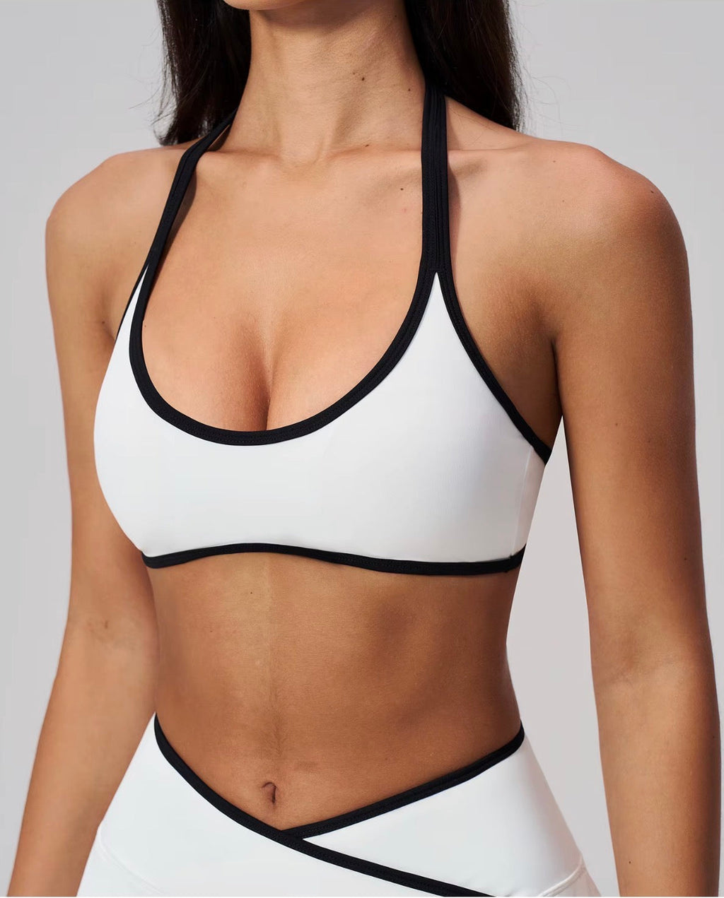 Halter Neck Padded Sports Bra