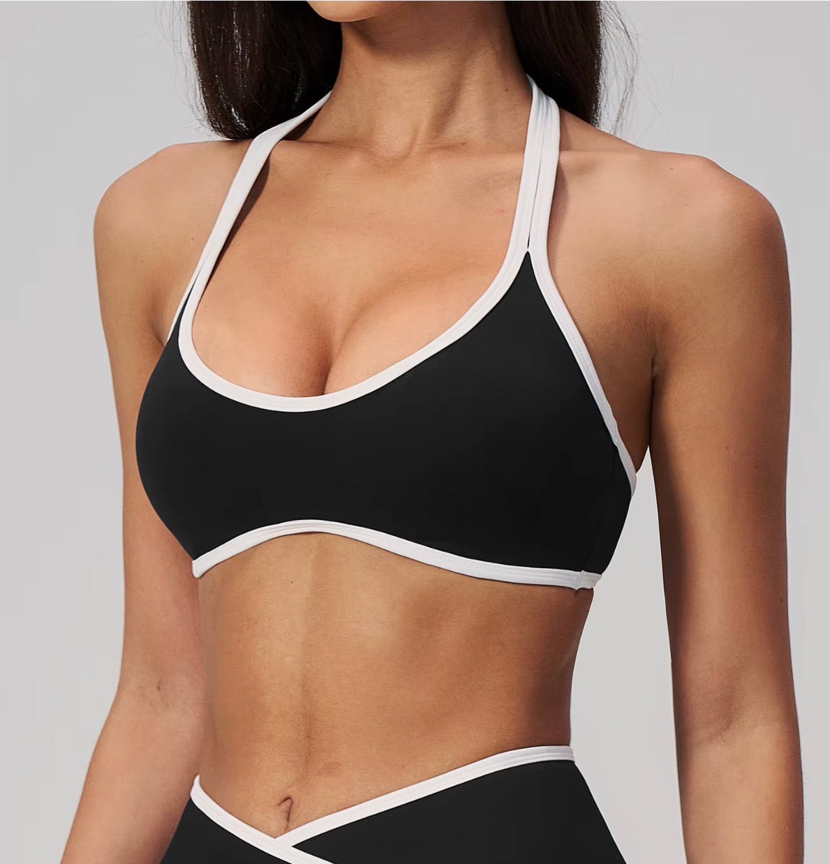 Halter Neck Padded Sports Bra
