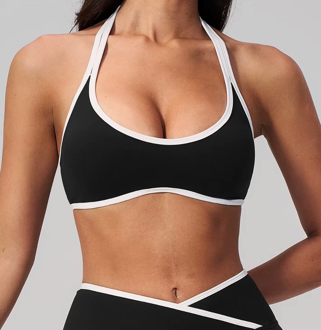 Halter Neck Padded Sports Bra