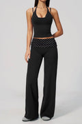 Polka Dots Layered Active Tank