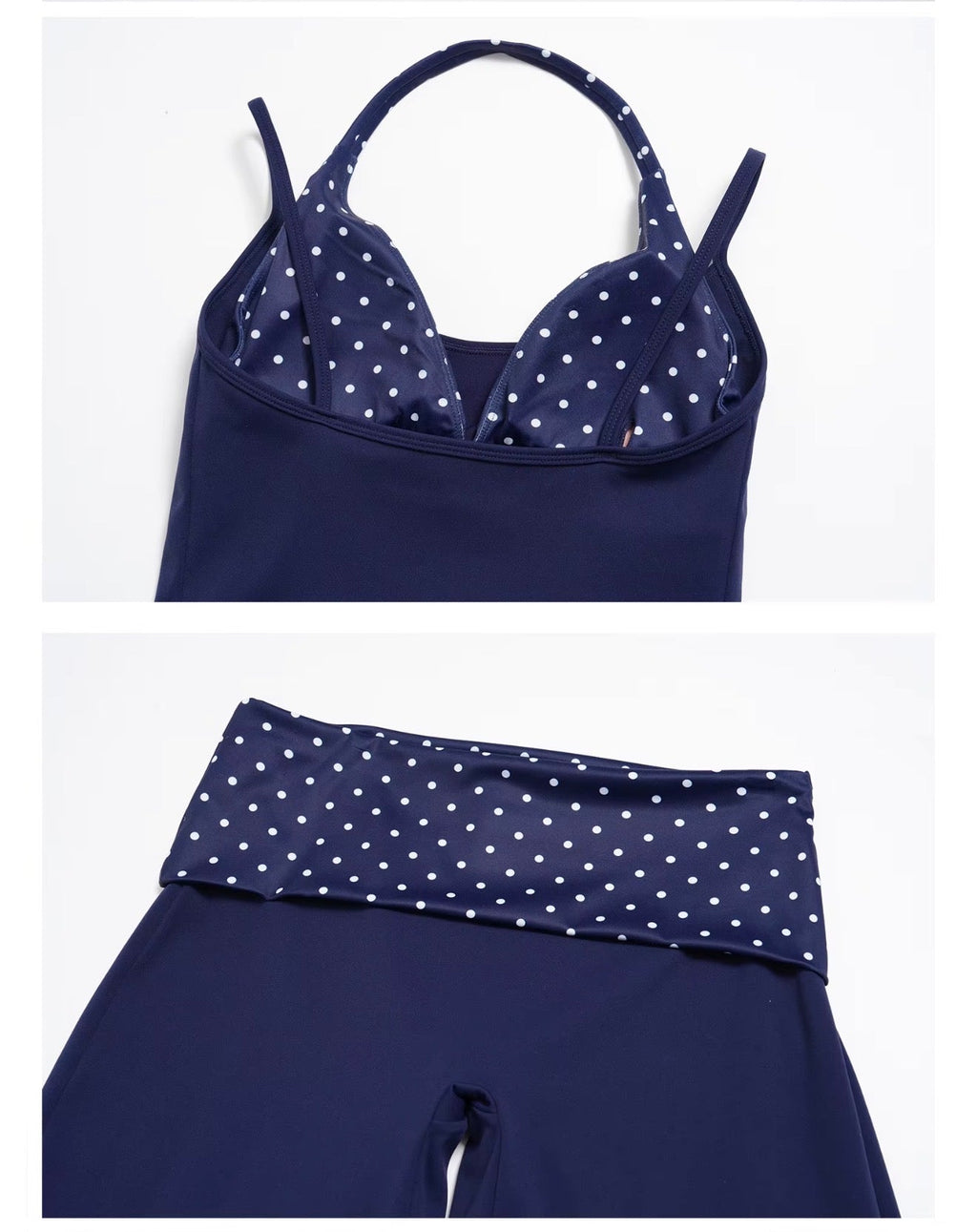 Polka Dots Layered Active Tank